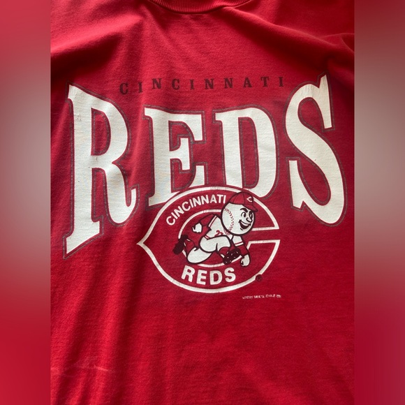 VINATGE 1991 MLB Cincinnati REDS woody sports tee size XL‎ - Picture 2 of 5